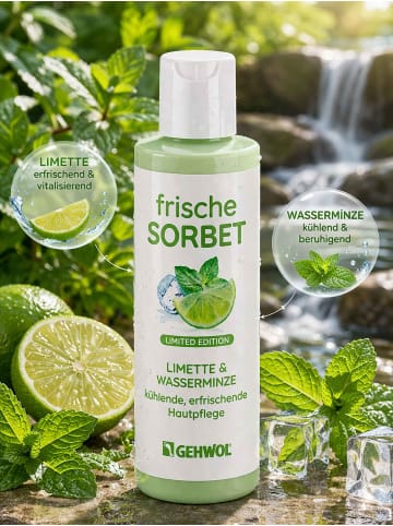 GEHWOL Frische Sorbet Limeted Edition kühlende und erfrischende Hautpflege, 100 ml