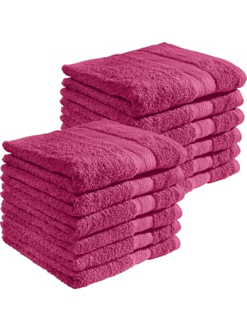 REDBEST Frottier Handtuch 12er-Pack Chicago in fuchsia