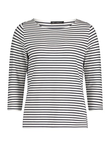 Betty Barclay Basic Shirt mit Ringel in Weiß/Dunkelblau