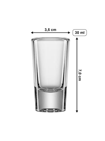 Ritzenhoff & Breker 36er Set Schnapsgläser Niko in 30 ml in transparent