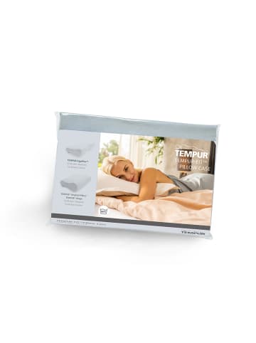 Tempur Jersey-Kissenbezug für Schlafkissen Comfort Pureclean 80 x 40 cm in Platin