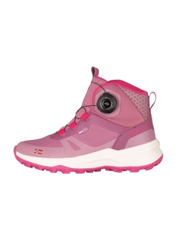 Trollkids Wanderschuh Hiker Mid XT Trollfjord in mauve/plum