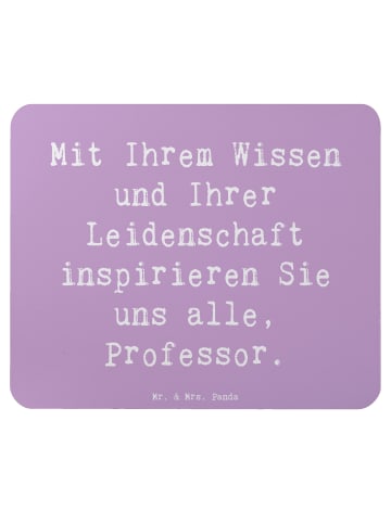 Mr. & Mrs. Panda Mauspad Spruch Inspirierender Professor mit Spruch in Lavendeltraum