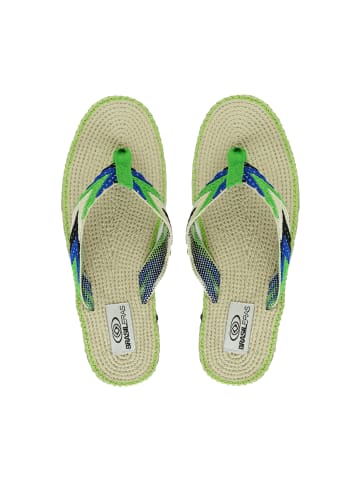 Brasileras Zehentrenner "Tren 100" in Grün