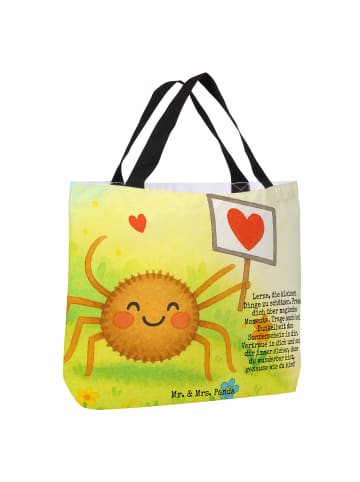 Mr. & Mrs. Panda Tasche Spinne Agathe Motivation Design mit Spruch in Weiß