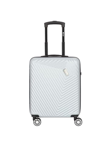 mano Don Carlo 4 Rollen Kabinentrolley 55 cm silber
