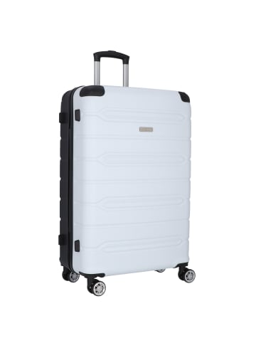 Nowi Rhodos 4 Rollen Trolley 75 cm in weiss-sz