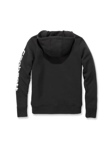 CARHARTT  Kapuzensweatshirt Clarksburg in Schwarz