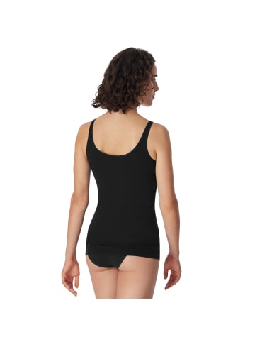 Schiesser T-Shirt 4er Pack in Schwarz/Weiß