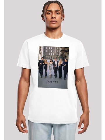 F4NT4STIC T-Shirt FRIENDS TV Serie Flowers in weiß