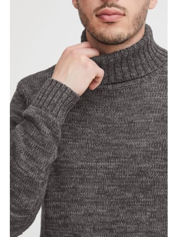 !SOLID Rollkragenpullover in grau