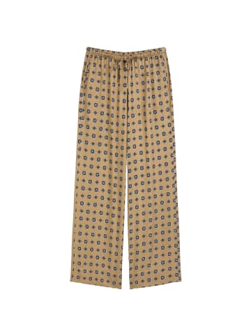 Marc O'Polo Fließende Wide Leg Pants in multi/pure sand