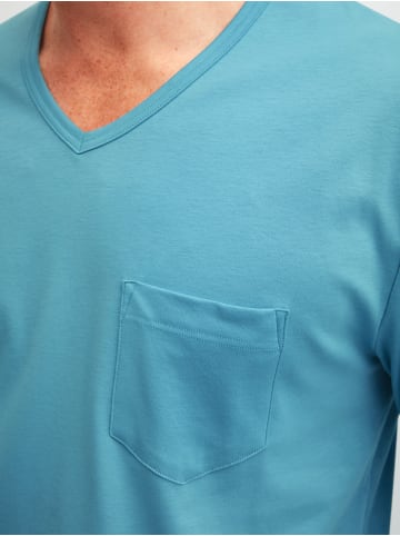 Calida Pyjama in retro blue