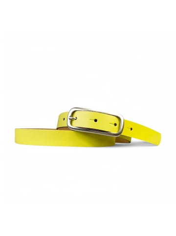 FRONHOFER Ledergürtel in Lemon