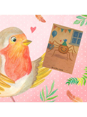 Mr. & Mrs. Panda doppelkarte Spinne Agathe Party Design ohne Spruch in Weiß