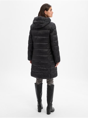 Steppmantel in schwarz