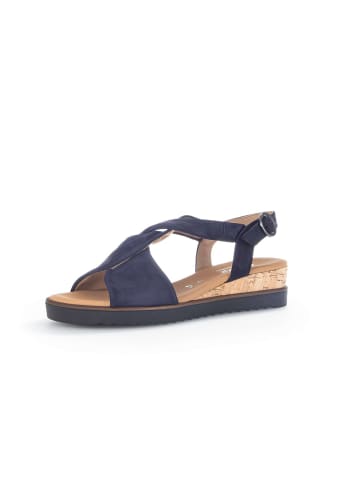 Gabor Comfort Plateau Sandalen in blau
