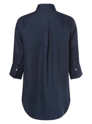 Marie Lund Leinenbluse Rihab in indigo