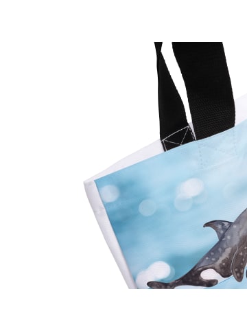 Mr. & Mrs. Panda Tasche Orca mit Spruch in OZeichenanblue