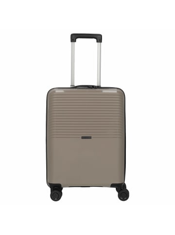 D&N Travel Line 4000 - 4-Rollen-Kabinentrolley S 55 cm in taupe