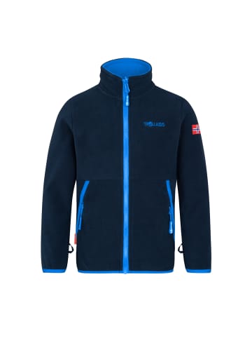 Trollkids Fleece-Jacke "Storfjord" in Marine/Mediumblau