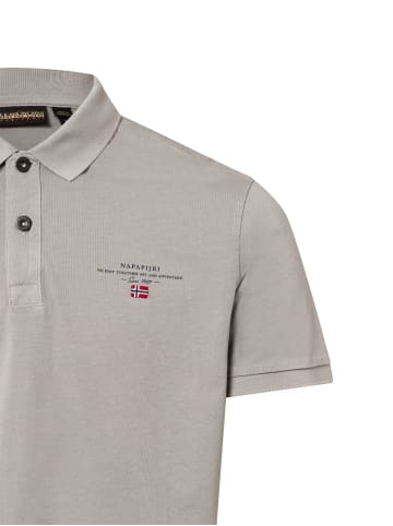 Napapijri Poloshirt Elbas in hellgrau