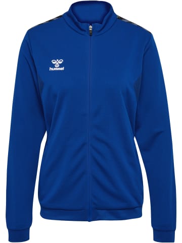 Hummel Hummel Zip Jacke Hmlauthentic Multisport Damen Atmungsaktiv Schnelltrocknend in TRUE BLUE