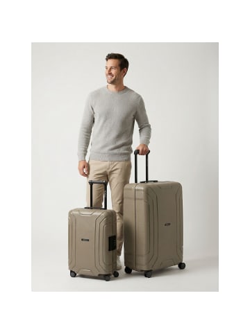 Redolz Essentials 15 4-Rollen 15 Kofferset S+L mit Dreipunktverschluss cool beige