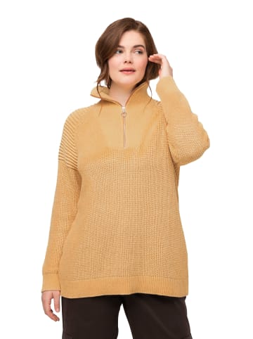 Ulla Popken Pullover in helles gelb