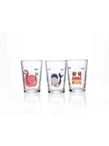 Ritzenhoff & Breker 6er Set Kindergläser Meeres- und Waldtiere 205 ml in bunt