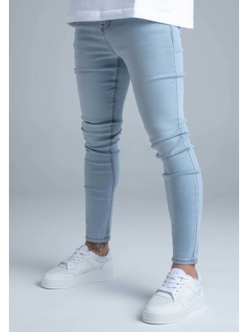 SikSilk Jeans Skinny - Skinny Fit - in Washed Light Blue