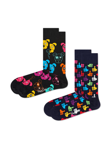 Happy Socks Socken 2-Pack Classic Dog Socks in multi_coloured