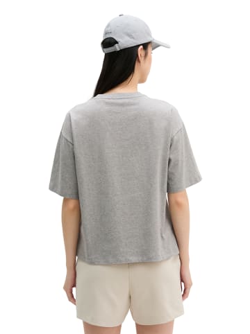 Marc O'Polo MOP Club '67   T-Shirt , Oversized, Back Print in Light Grey