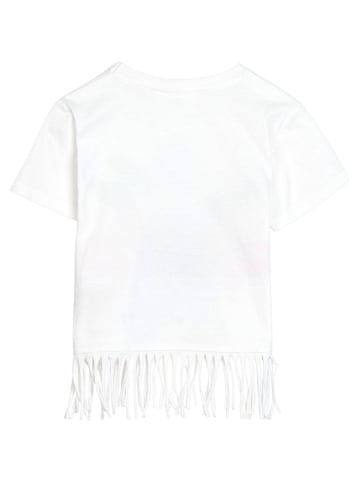 Cerda T-Shirt Disney Stich mit Fransen in Weiß