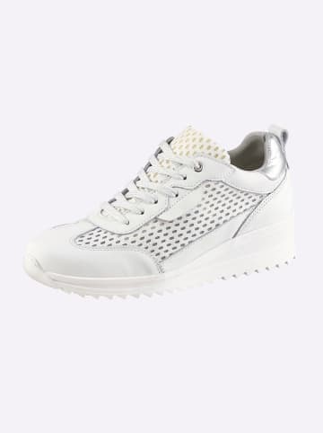 Heine Sneaker in weiß-silberfarben