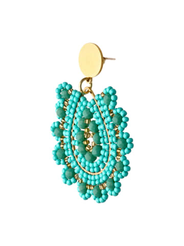 IZIA Women Earrings in Turquoise