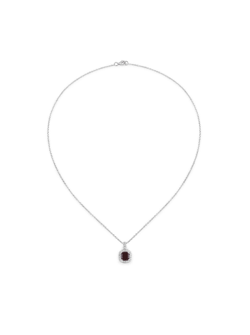 Rafaela Donata Kette aus Sterling Silber mit Granat in silber