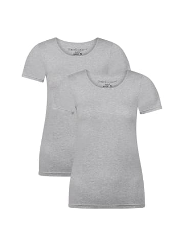 Bamboo Basics T-Shirt 2er Pack in Grau