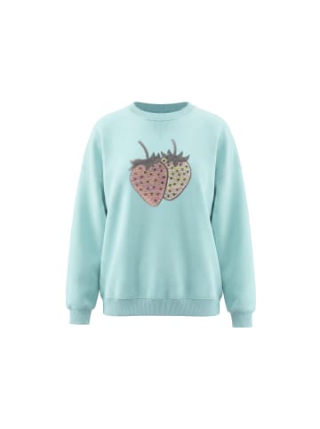 myMo Women Sweatshirt in Aqua