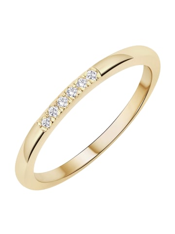 Glanzstücke München Ring aus Sterling Silber mit Topas in gelbgold