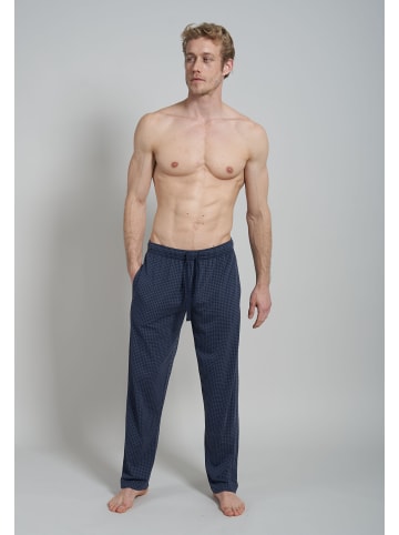 CECEBA Lange-Hose Calgary in blau-mittel-Allover