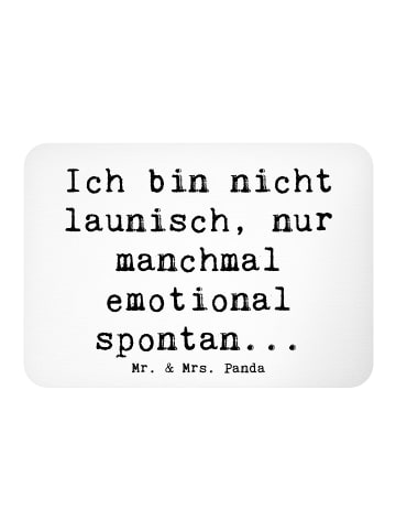 Mr. & Mrs. Panda Magnet Spruch Emotionen ausdrücken mit Spruch in Weiß
