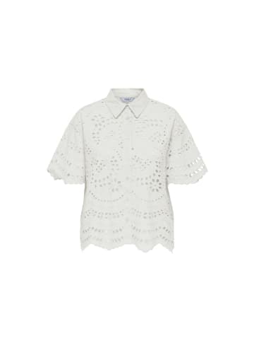 ONLY Halbarmbluse in Cloud Dancer