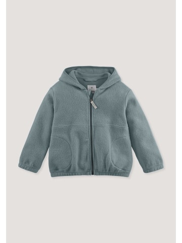 Hessnatur Fleece Jacke in atlantikblau