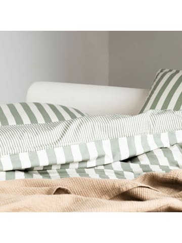 Essenza Bettwäsche Mikkeli Perkal in Sage green