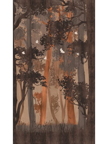 A.S. Création Tapete Enchanted Trees in Kupfer-Braun