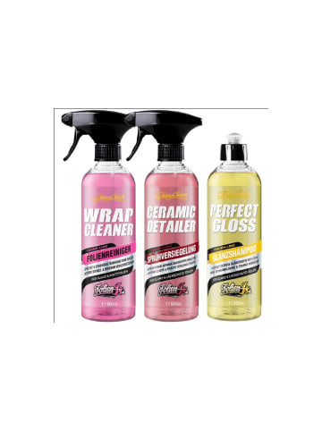 ShinyChiefs CERAMIC WAX - CERAMIC DETAILER + WRAP CLEANER SET (3x500ml) in Mehrfarbig