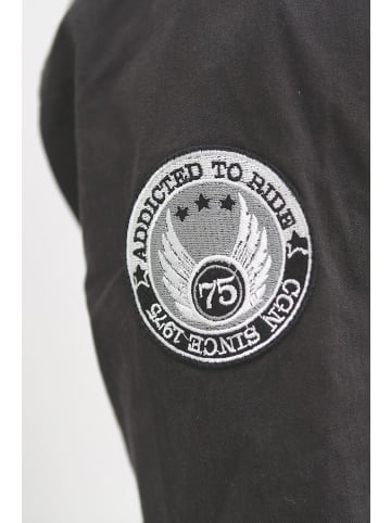 Brandit Hemd "Luis Vintage Shirt Long Sleeve" in Schwarz