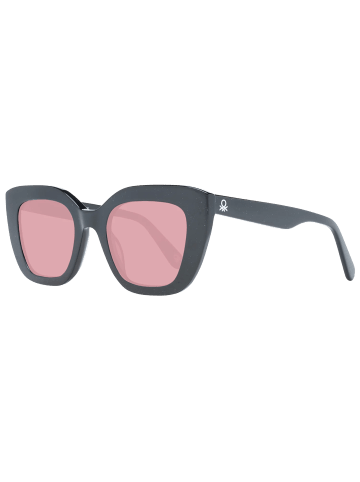 Benetton Damen Sonnenbrillen Katzenauge Schwarz