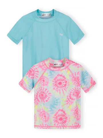 Minoti 2-er Pack Badeshirts 30SWIM175 in Blau